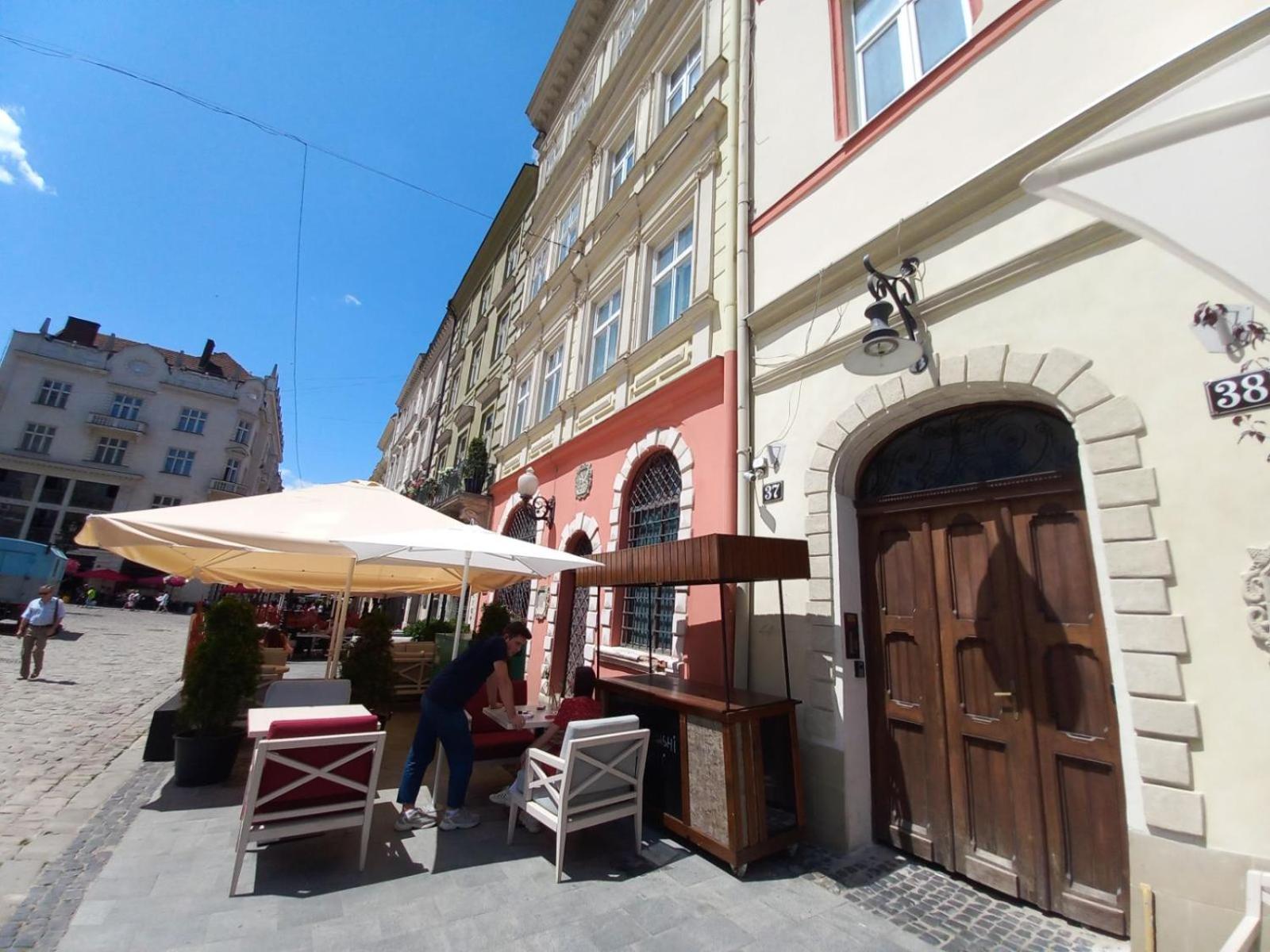 Peaceful Studio On Rynok Square Lemberg Exterior foto